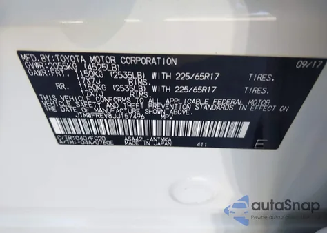 2018 Toyota Rav4 Xle z USA, uszkodzony, nr VIN JTMWFREV8JJ157496